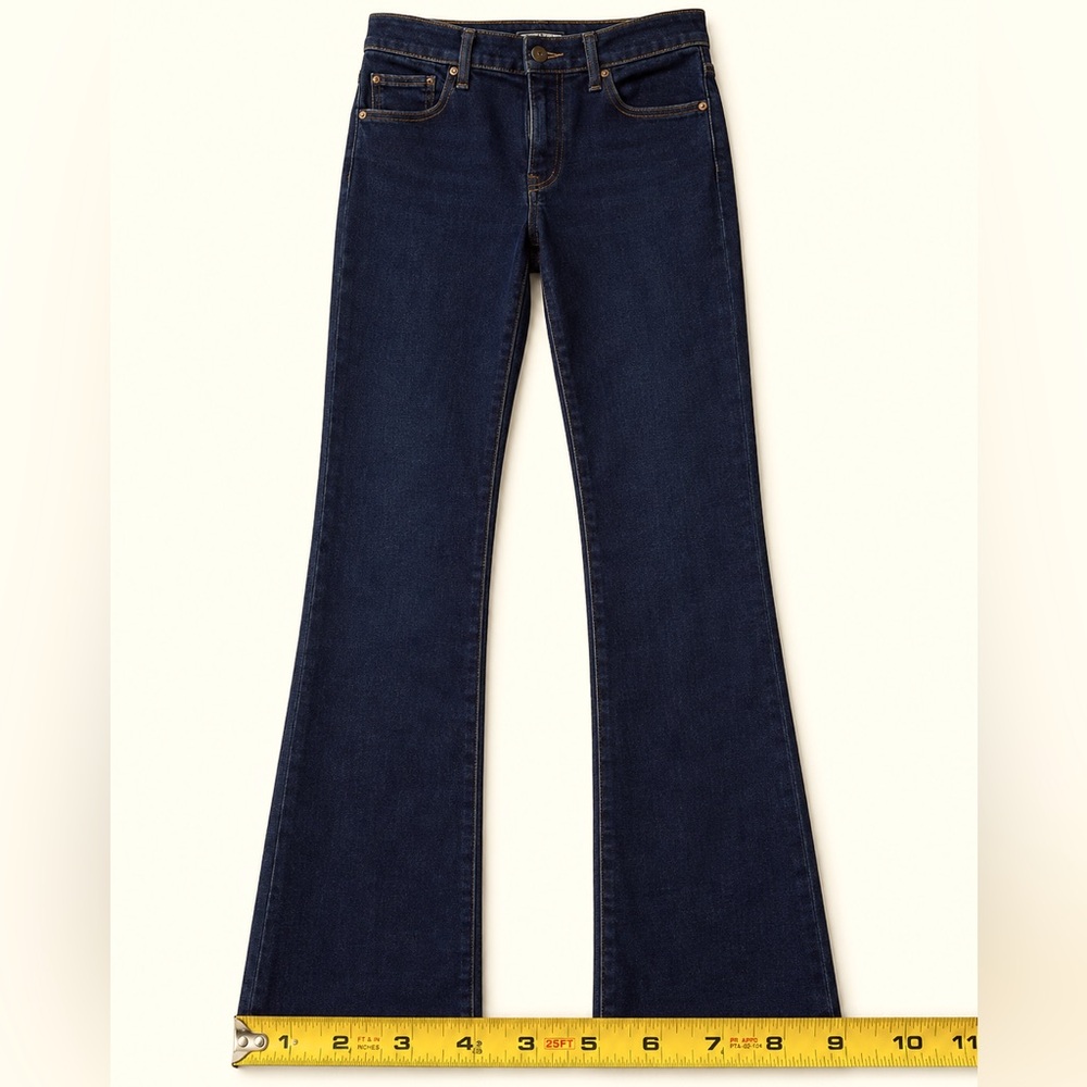 Express Women's BLUE Flare Jeans